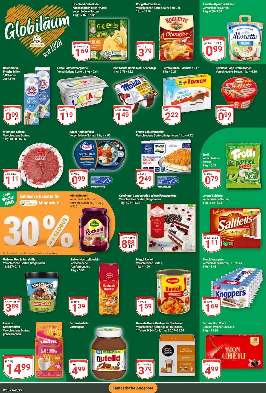 Globus Aktueller Prospekt ab Montag Seite 2