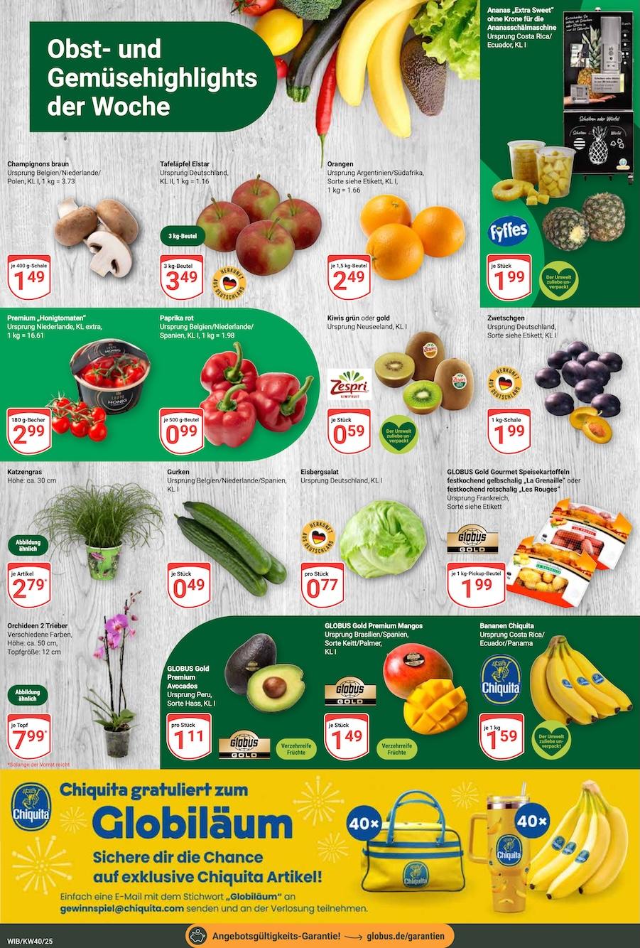 Globus Aktueller Prospekt ab Montag Seite 7