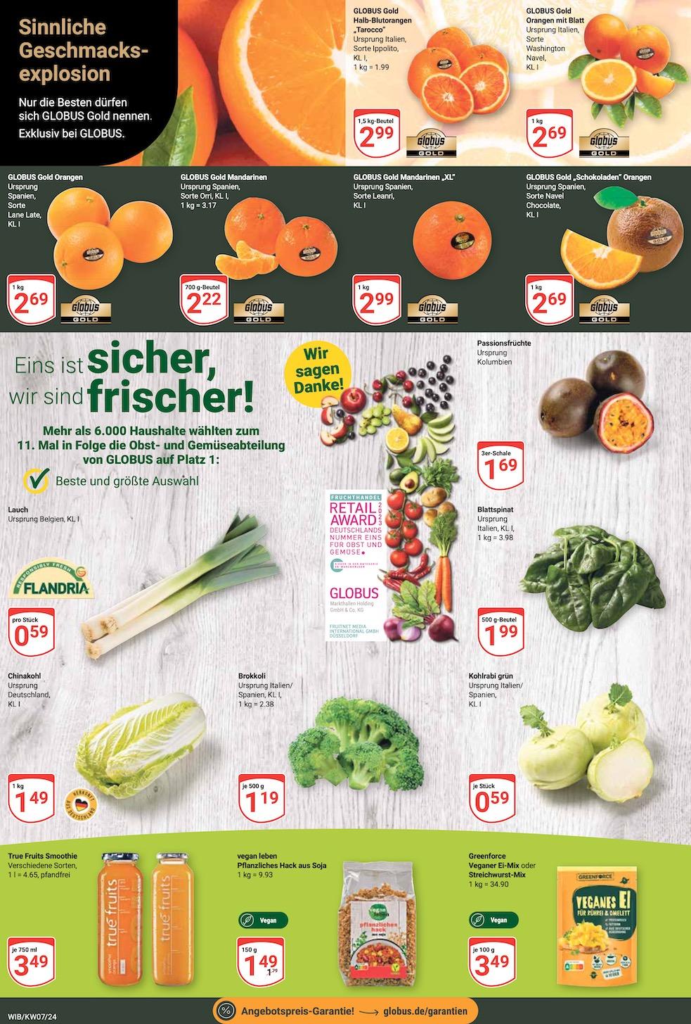 Globus Aktueller Prospekt ab Montag Seite 8