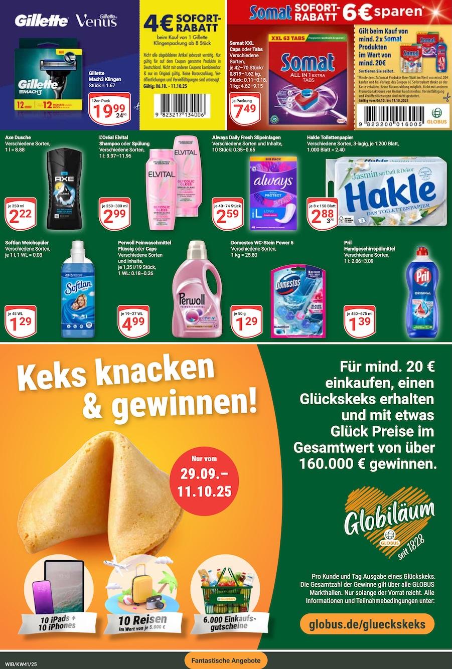 Globus Aktueller Prospekt ab Montag Seite 6