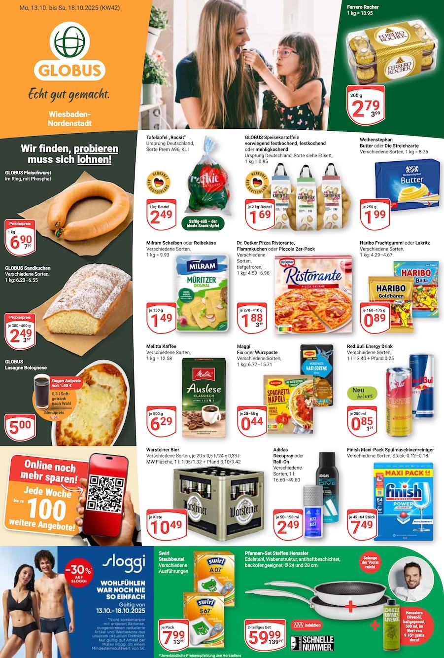 Globus Aktueller Prospekt ab Montag Seite 1