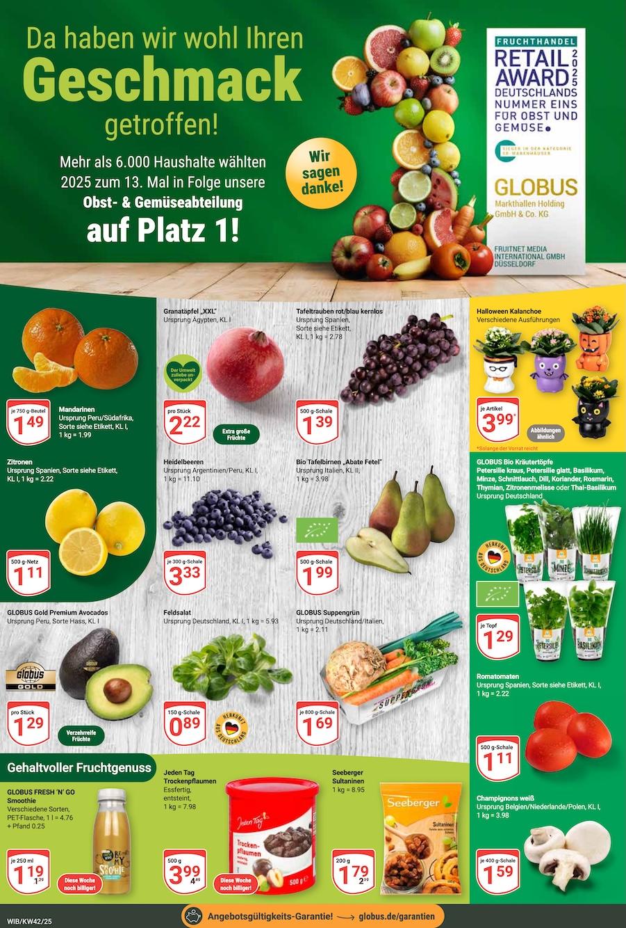 Globus Aktueller Prospekt ab Montag Seite 6