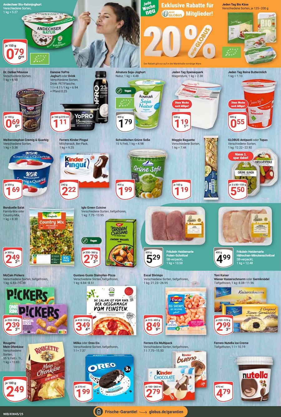 Globus Aktueller Prospekt ab Montag Seite 12
