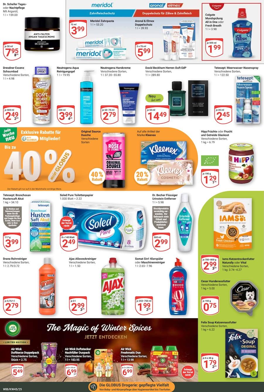 Globus Aktueller Prospekt ab Montag Seite 18