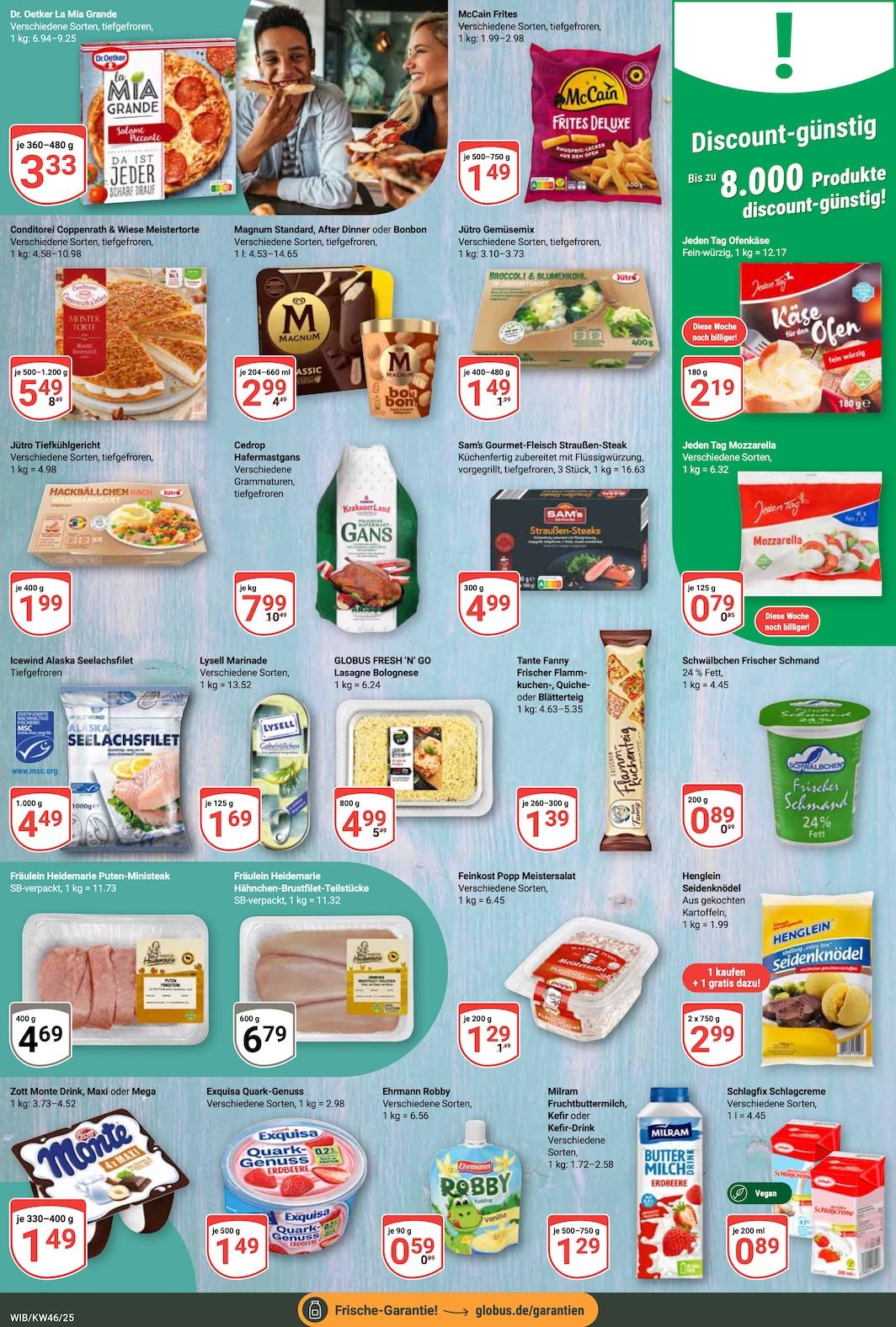 Globus Aktueller Prospekt ab Montag Seite 13