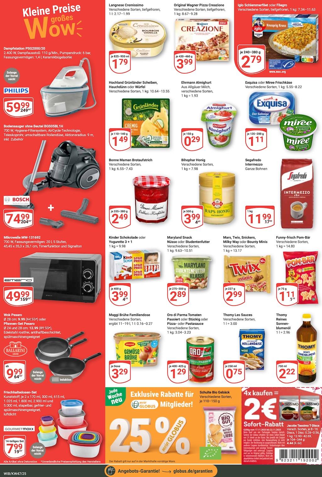 Globus Aktueller Prospekt ab Montag Seite 2