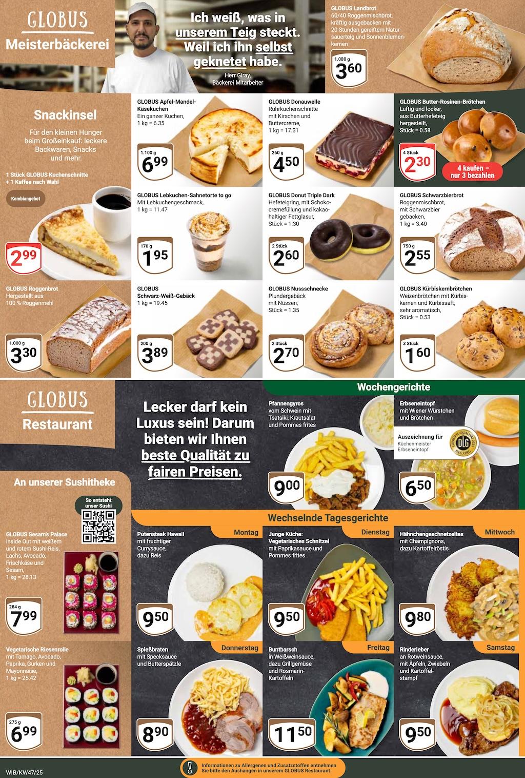 Globus Aktueller Prospekt ab Montag Seite 7