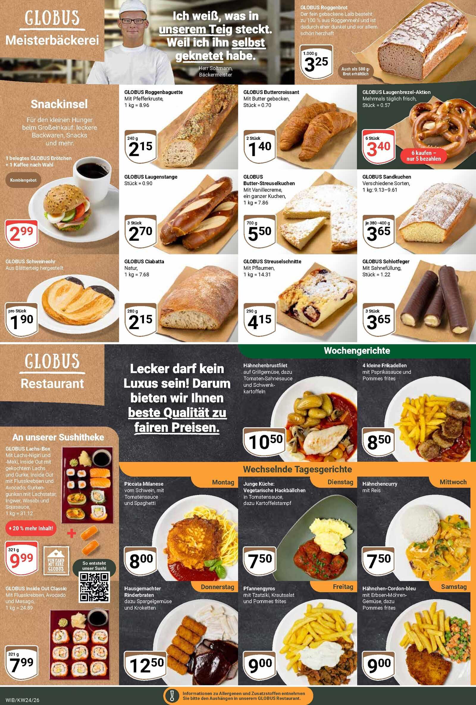 Globus Aktueller Prospekt ab Montag Seite 13
