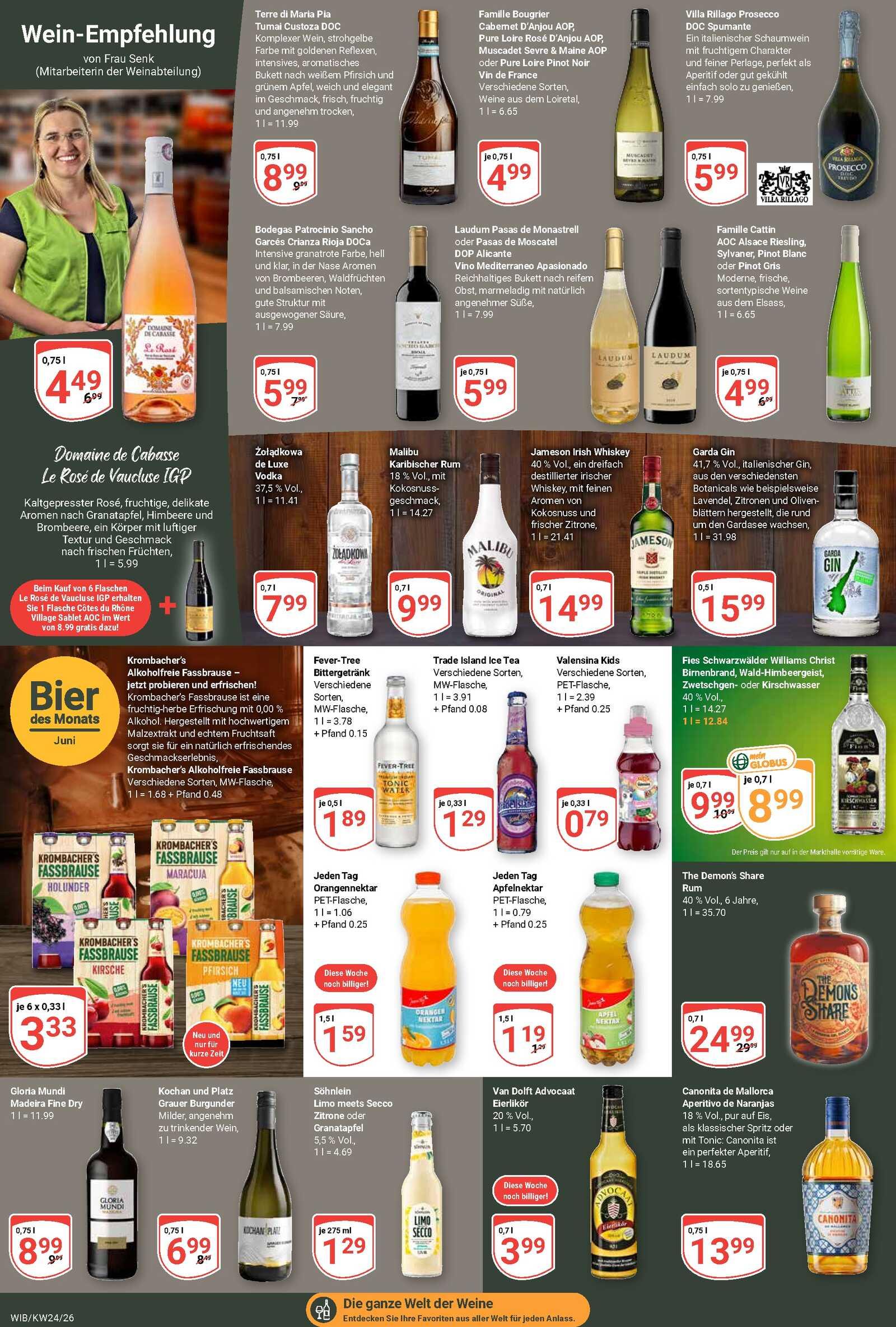 Globus Aktueller Prospekt ab Montag Seite 19