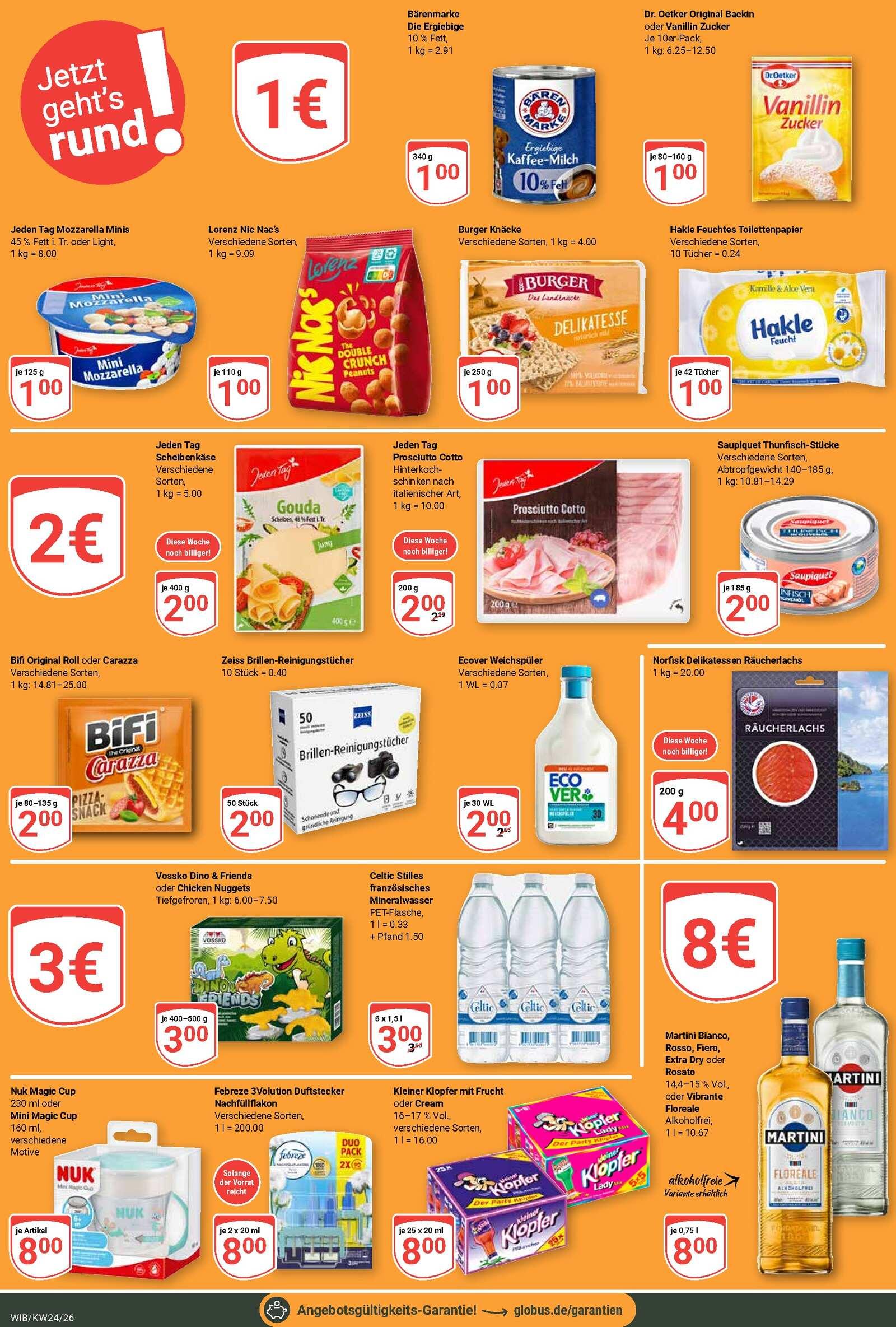 Globus Aktueller Prospekt ab Montag Seite 25