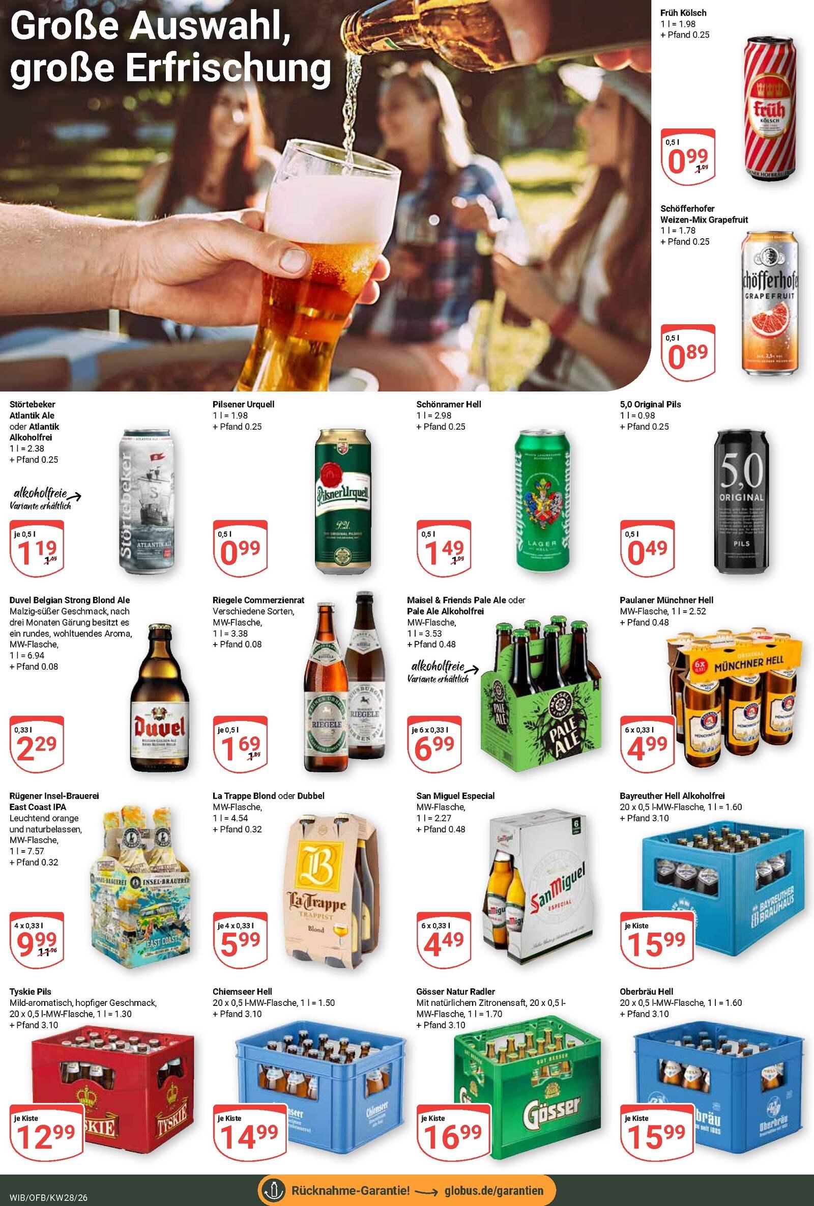 Globus Aktueller Prospekt ab Montag Seite 21
