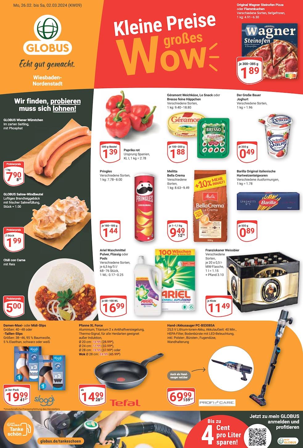 Globus Aktueller Prospekt ab Montag Seite 1