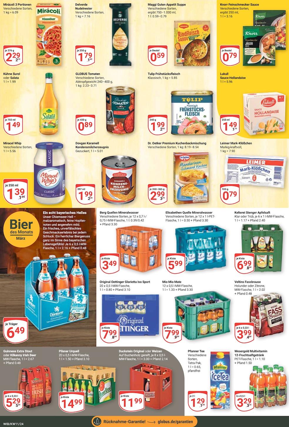 Globus Aktueller Prospekt ab Montag Seite 13