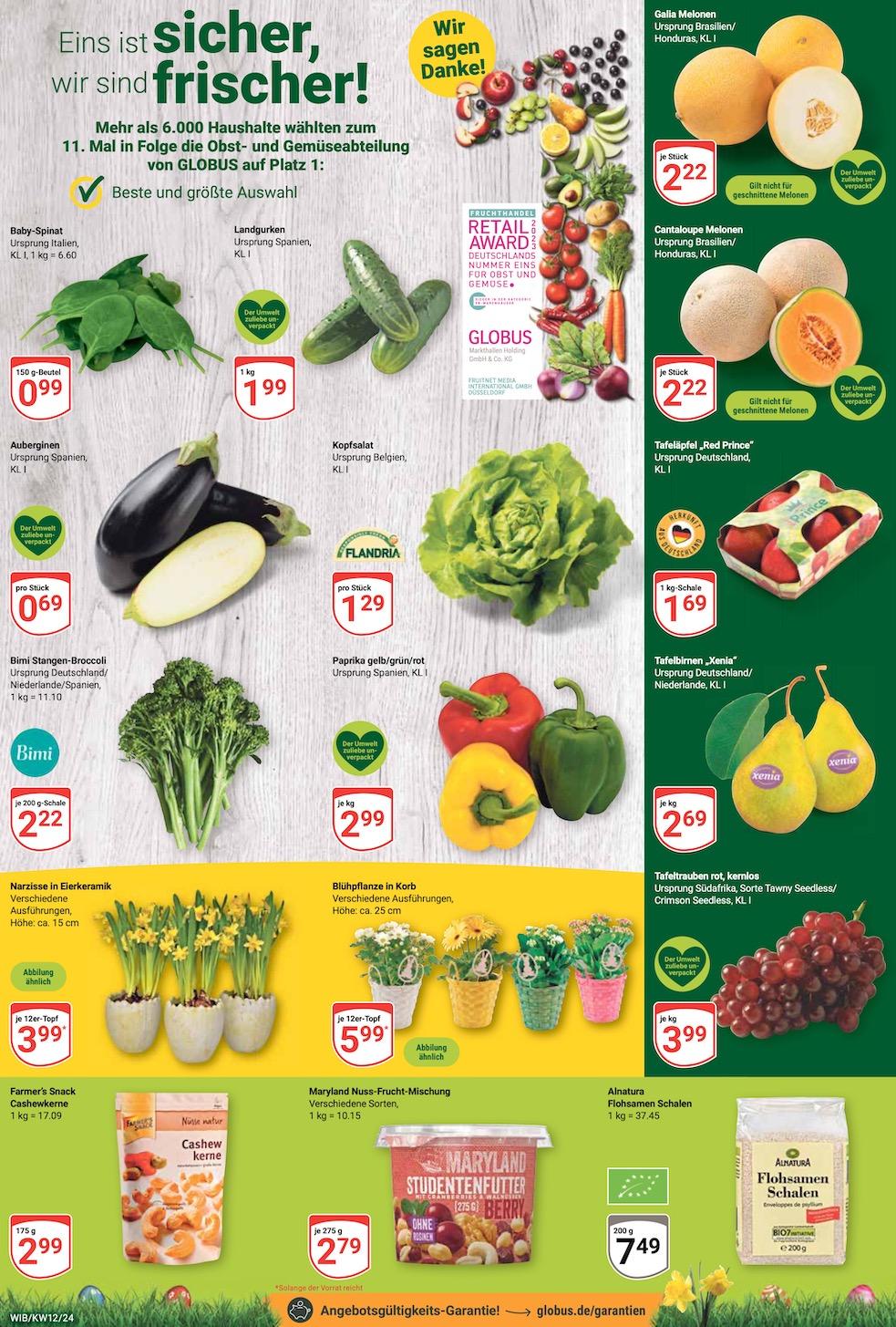 Globus Aktueller Prospekt ab Montag Seite 7