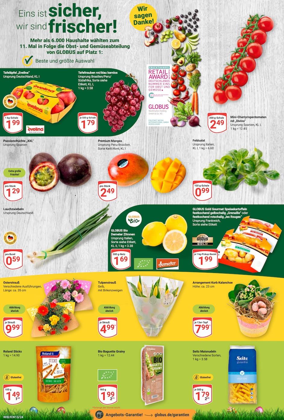 Globus Aktueller Prospekt ab Montag Seite 12