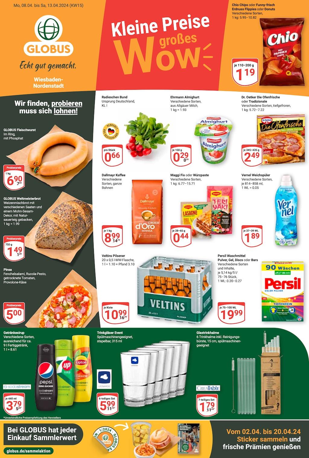 Globus Aktueller Prospekt ab Montag Seite 1