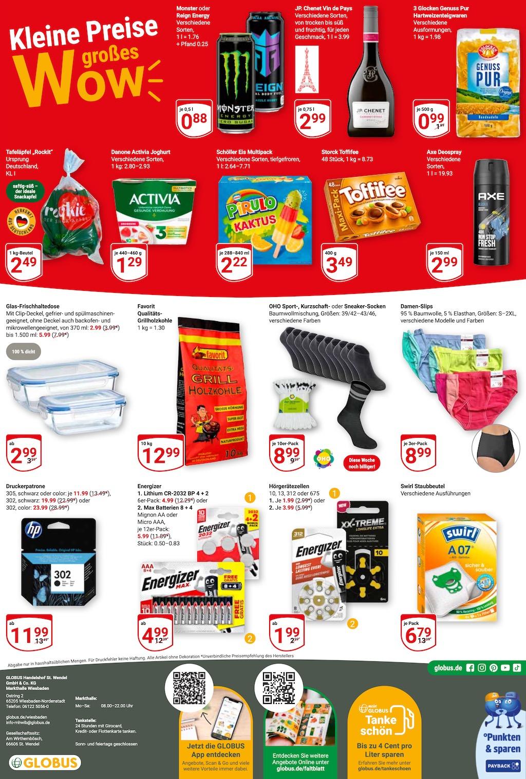 Globus Aktueller Prospekt ab Montag Seite 20