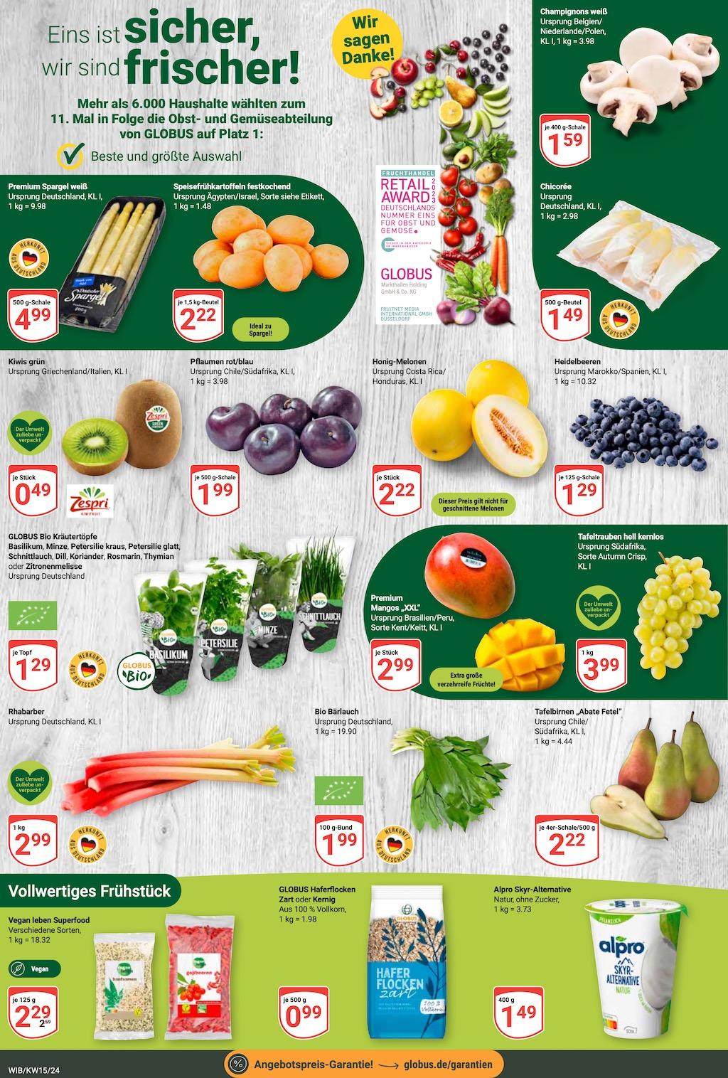 Globus Aktueller Prospekt ab Montag Seite 4