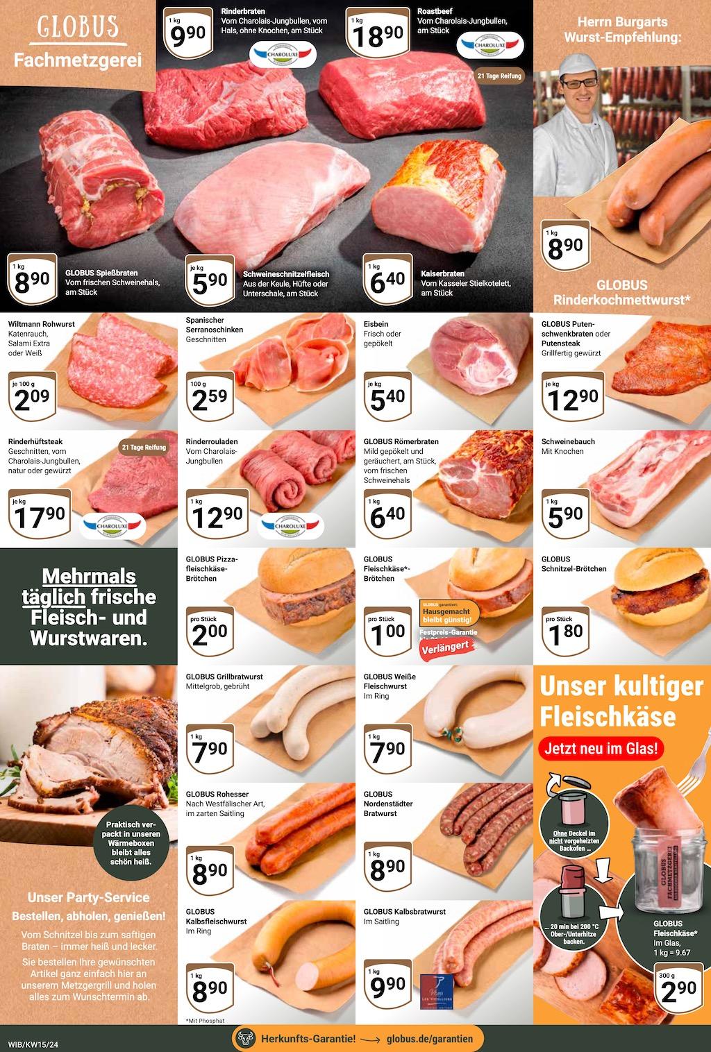 Globus Aktueller Prospekt ab Montag Seite 6