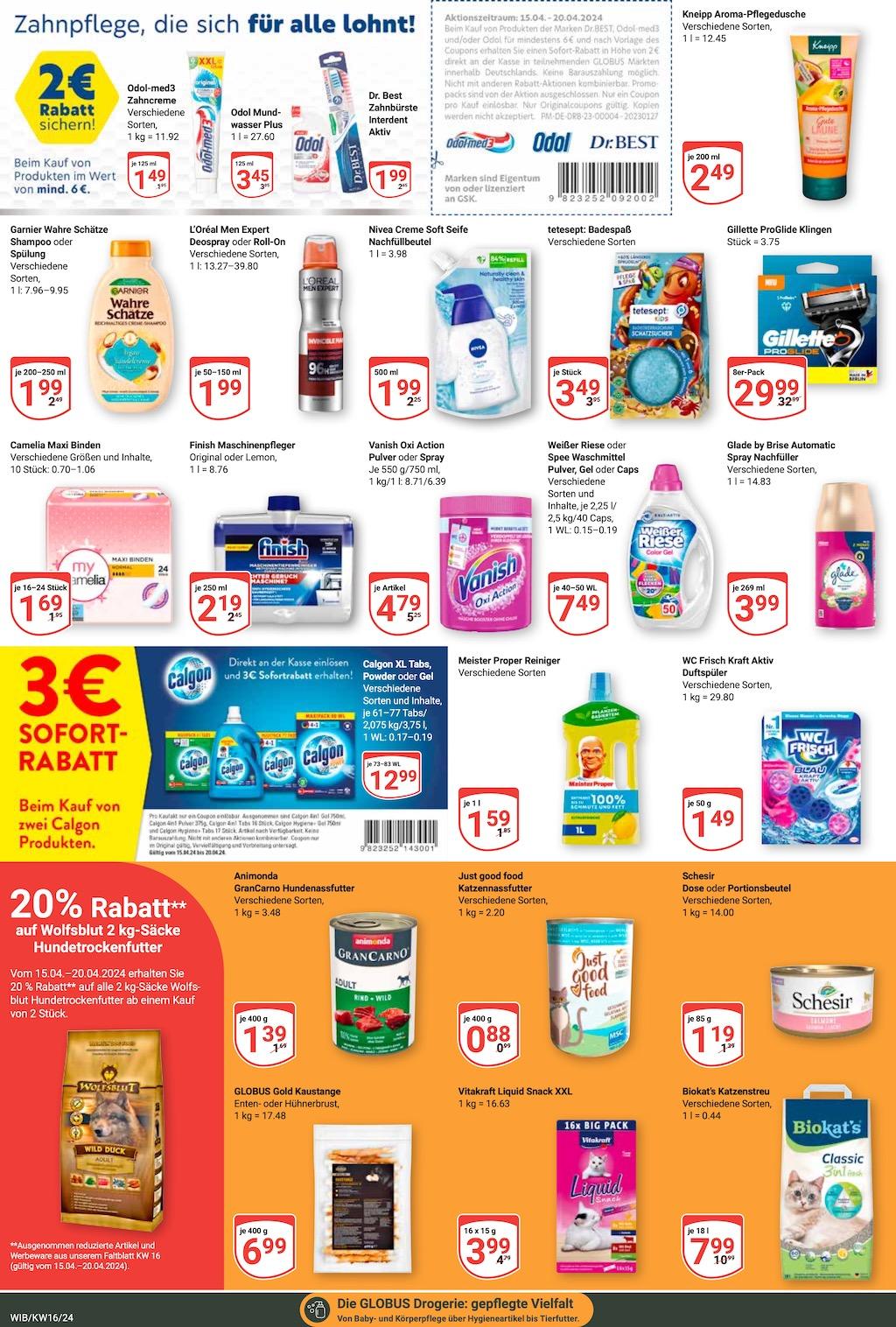 Globus Aktueller Prospekt ab Montag Seite 18