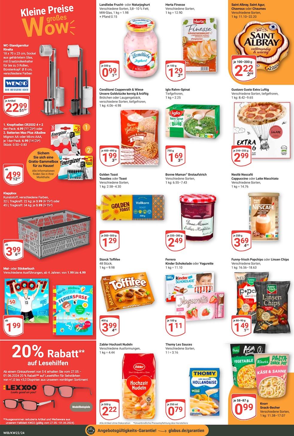 Globus Aktueller Prospekt ab Montag Seite 2