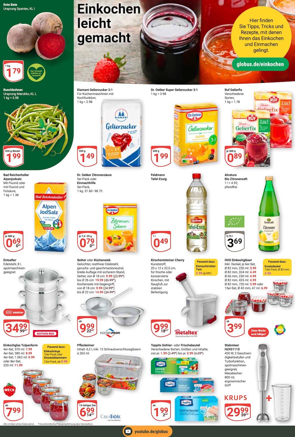 Globus Aktueller Prospekt ab Montag Seite 16