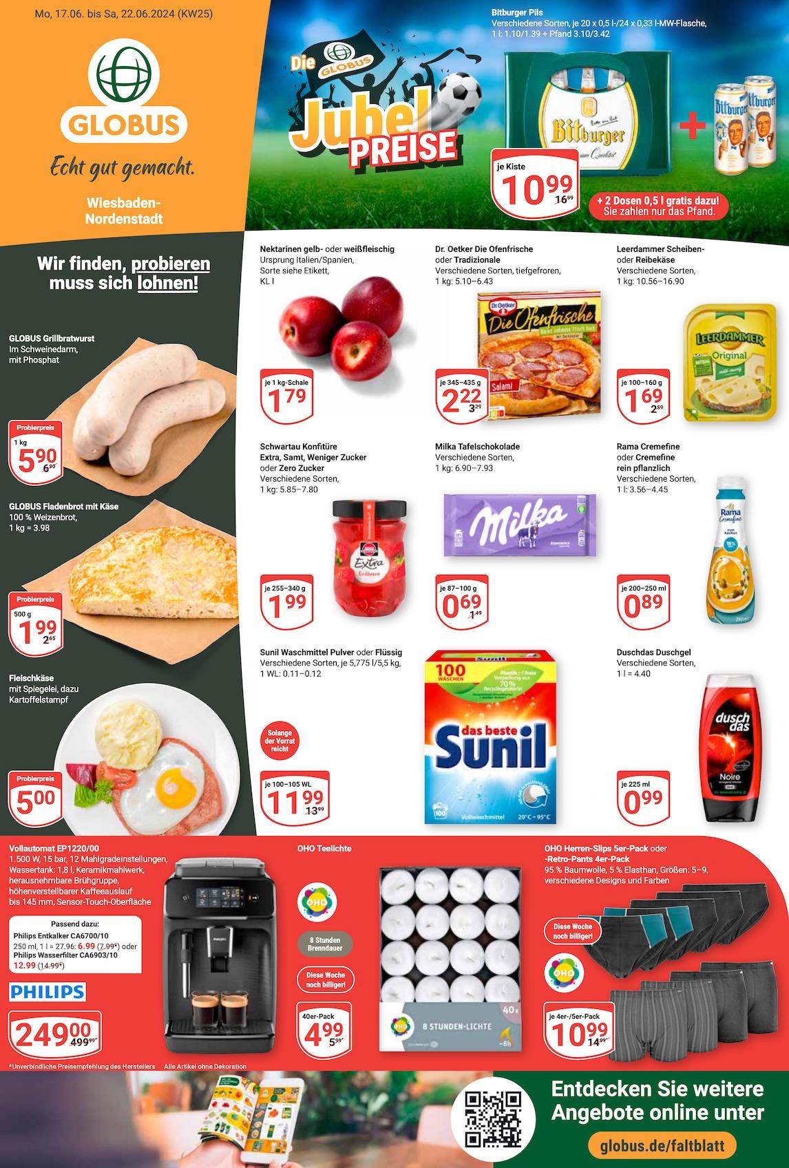 Globus Aktueller Prospekt ab Montag Seite 1