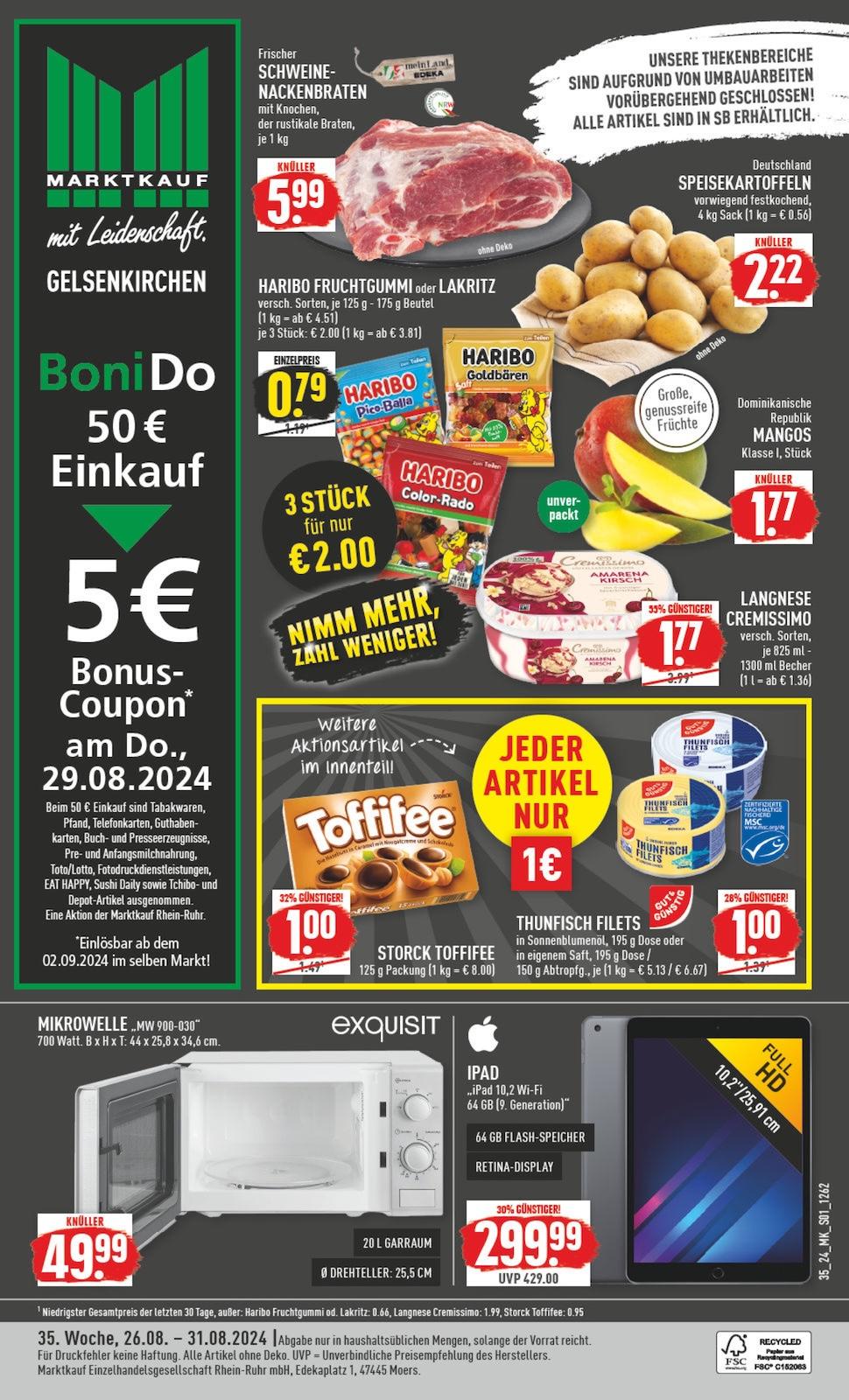 Marktkauf Aktueller Prospekt ab Montag Seite 1