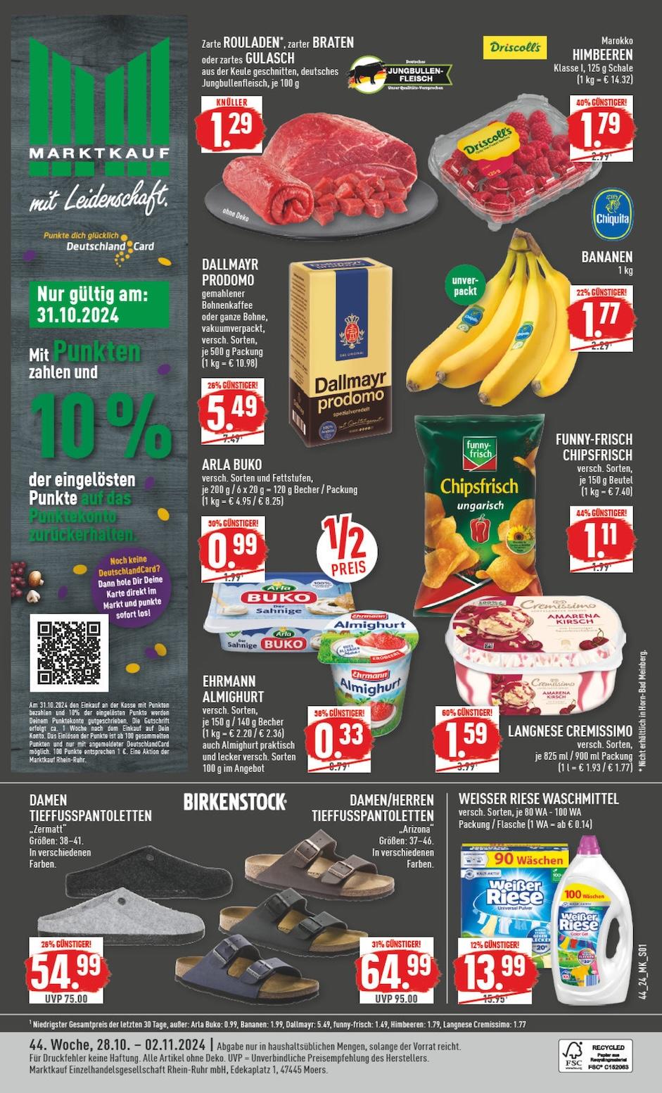 Marktkauf Aktueller Prospekt ab Montag Seite 1