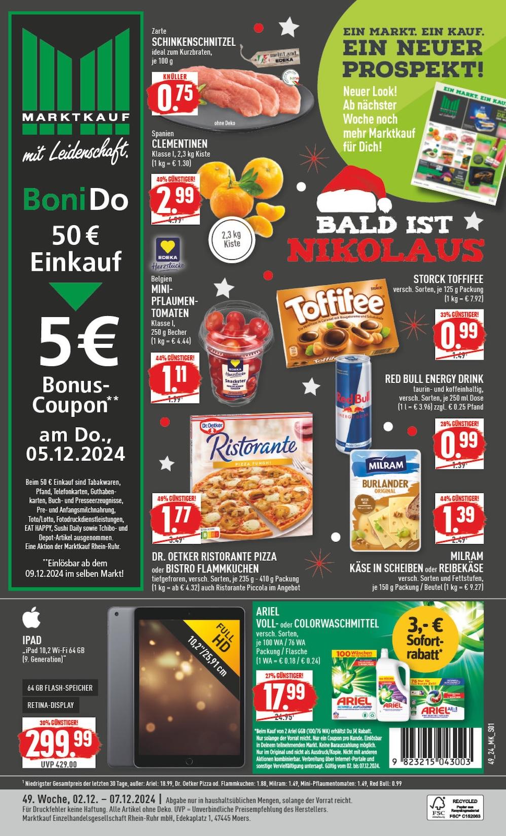 Marktkauf Aktueller Prospekt ab Montag Seite 1