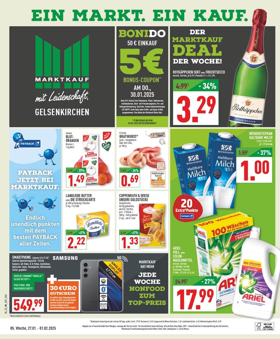 Marktkauf Aktueller Prospekt ab Montag Seite 1