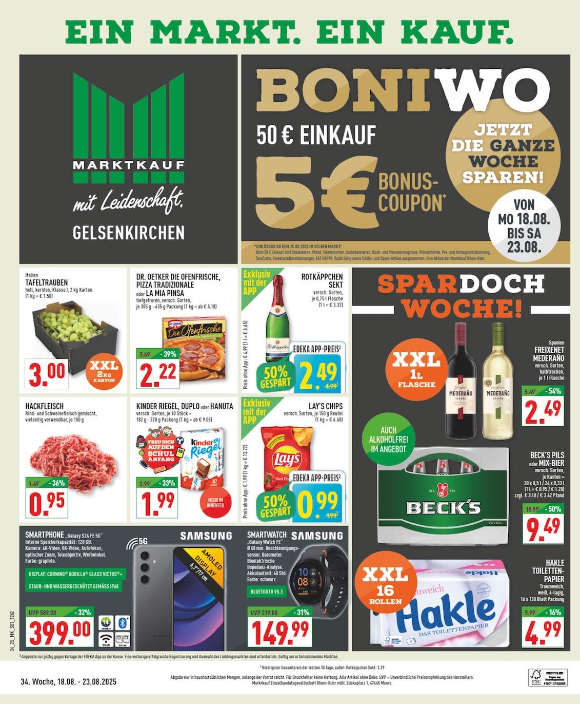 Marktkauf Aktueller Prospekt ab Montag Seite 1