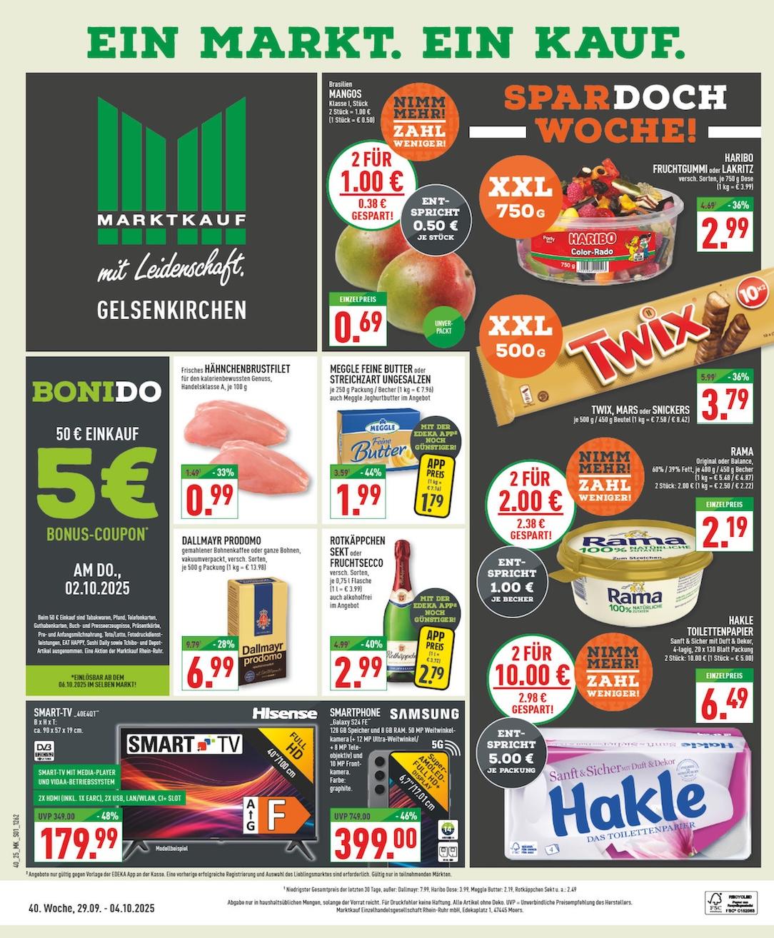 Marktkauf Aktueller Prospekt ab Montag Seite 1