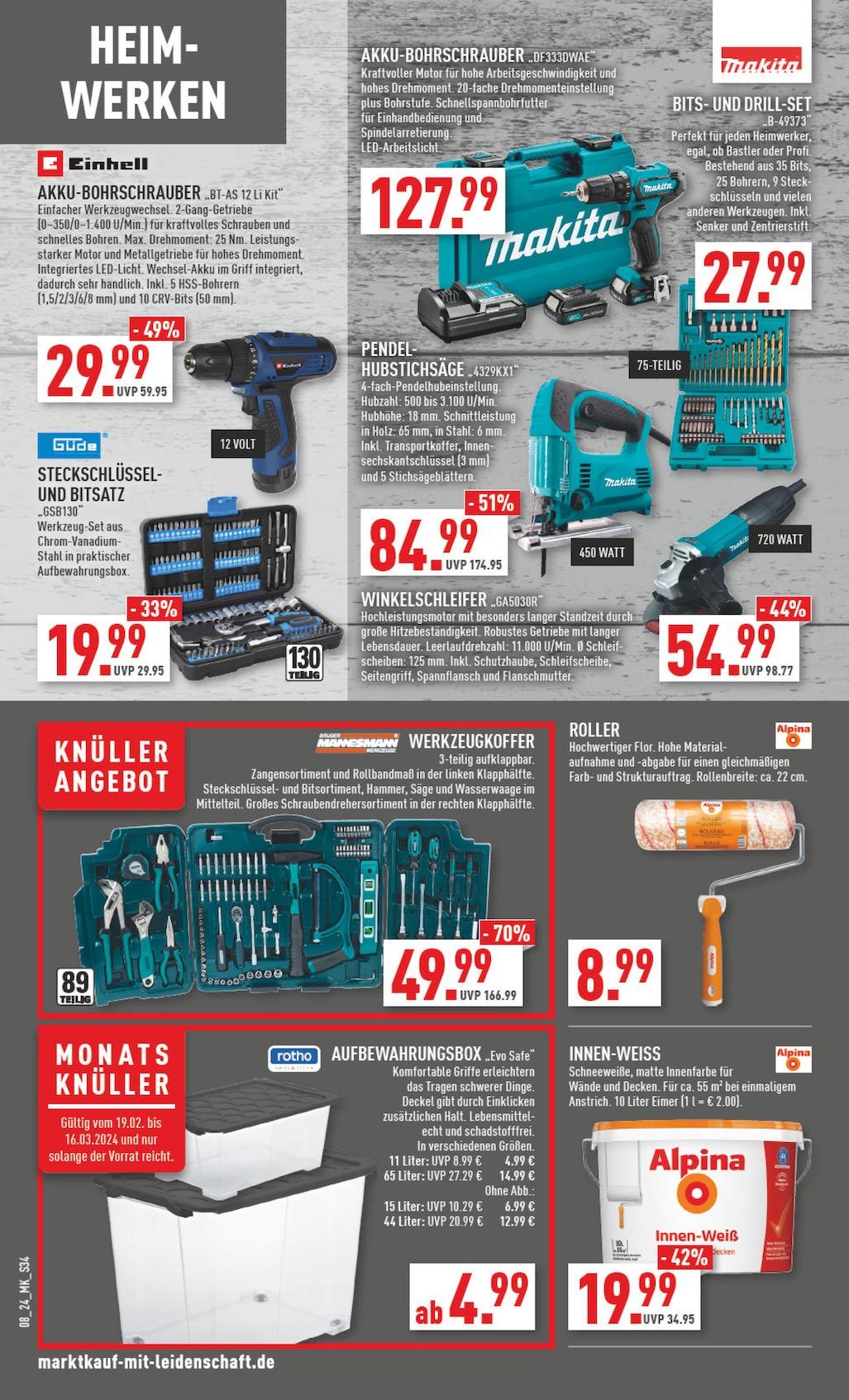 Marktkauf Aktueller Prospekt ab Montag Seite 34