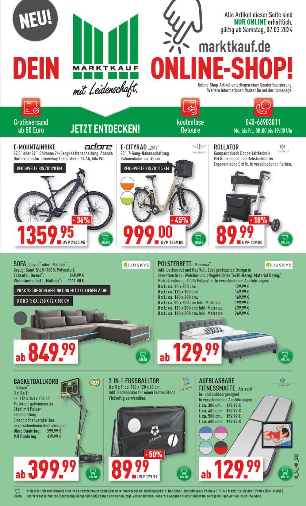 Marktkauf Aktueller Prospekt ab Montag Seite 33