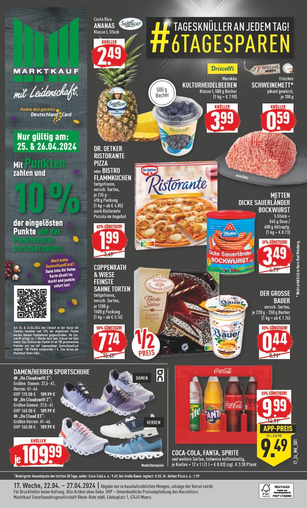 Marktkauf Aktueller Prospekt ab Montag Seite 1