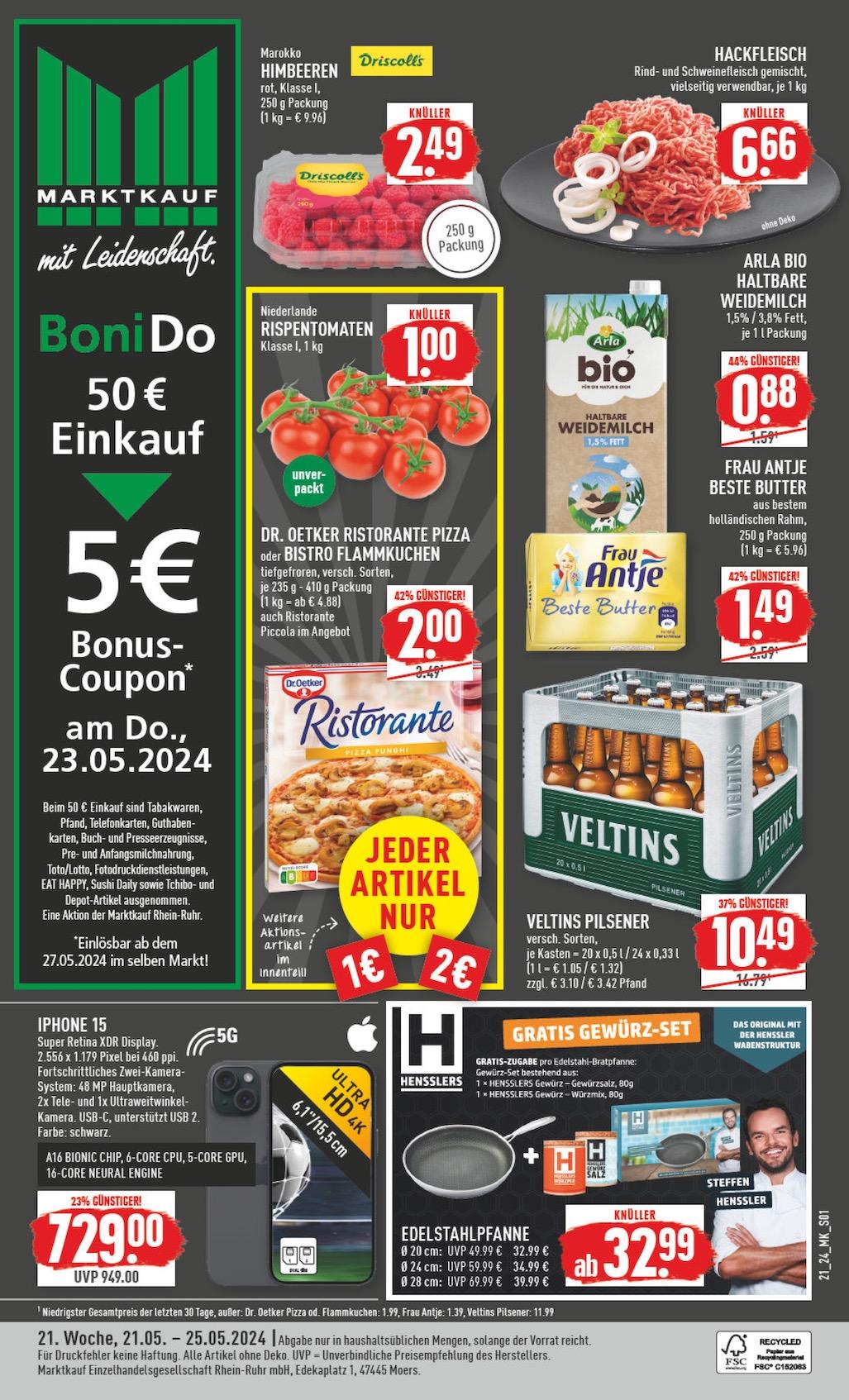 Marktkauf Aktueller Prospekt ab Dienstag Seite 1