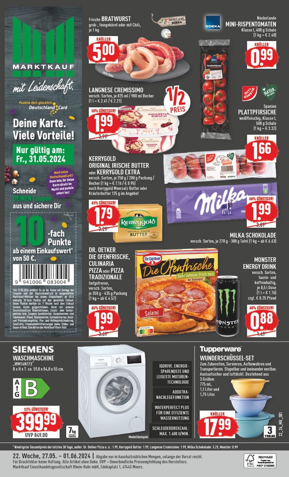 Marktkauf Aktueller Prospekt ab Montag Seite 1
