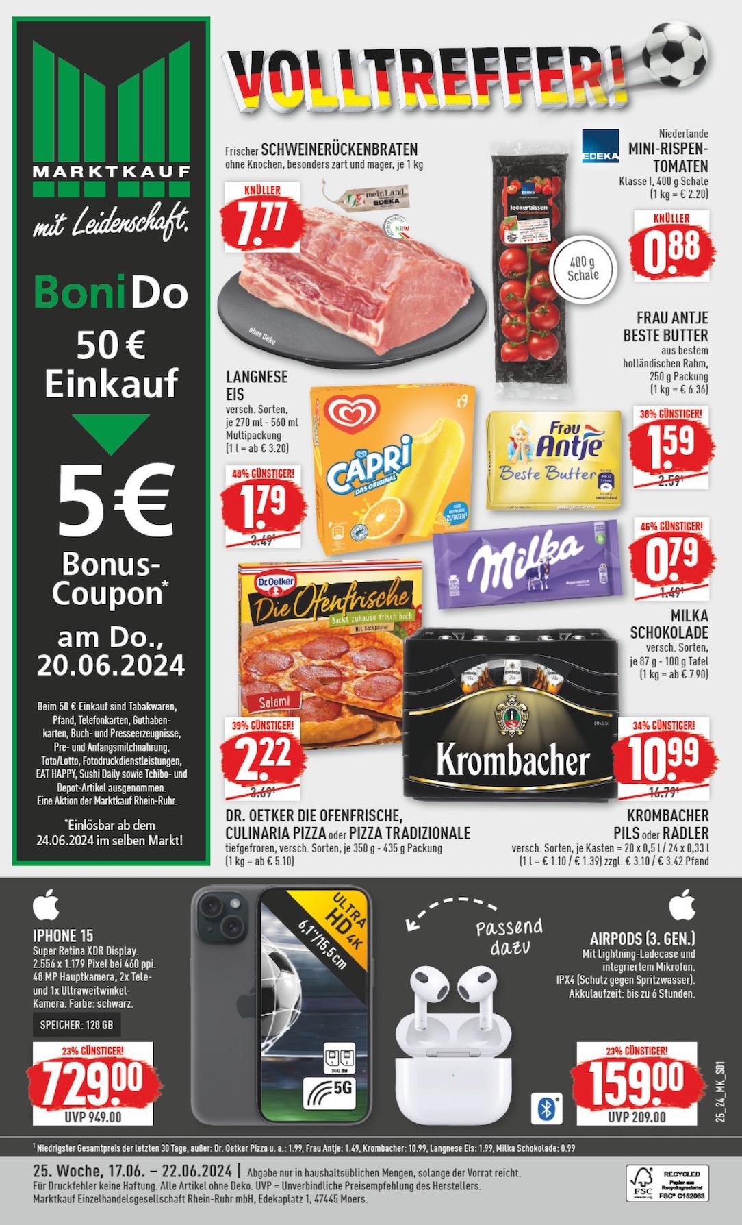 Marktkauf Aktueller Prospekt ab Montag Seite 1