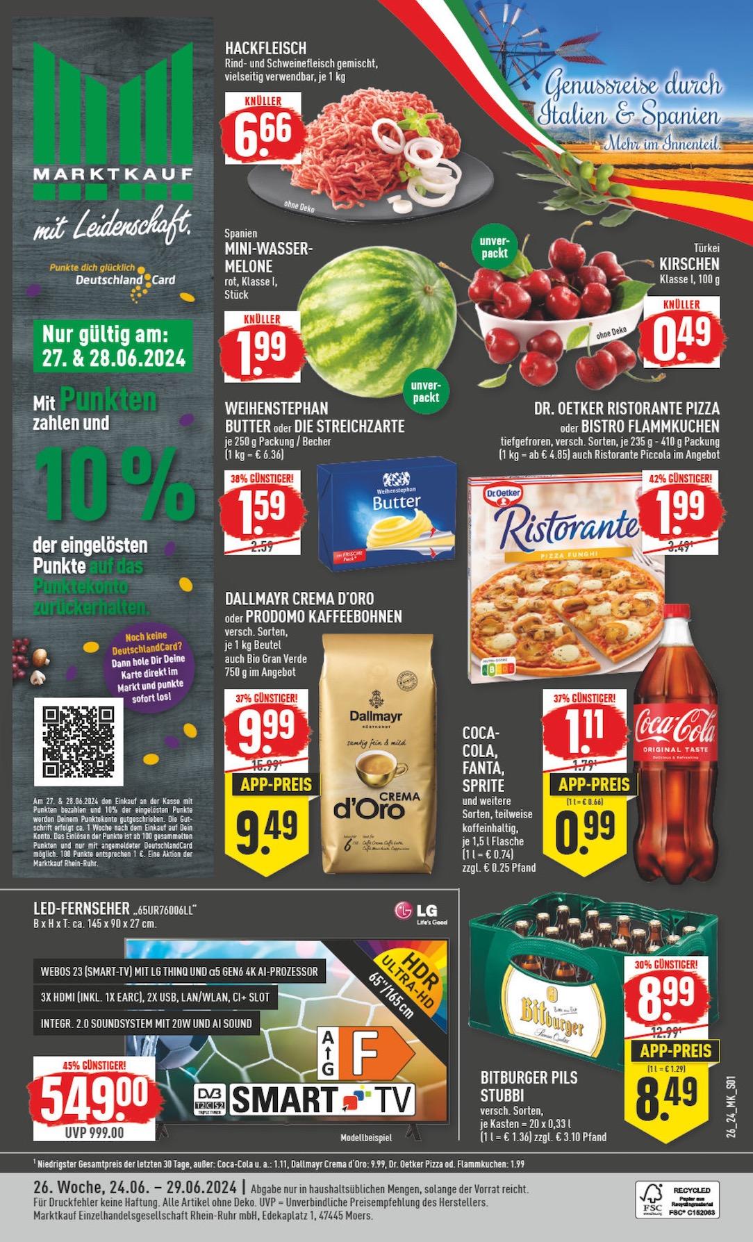 Marktkauf Aktueller Prospekt ab Montag Seite 1