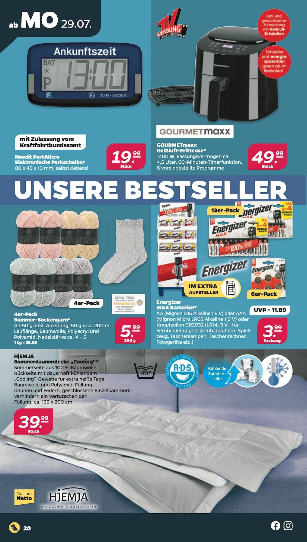 Netto Aktueller Prospekt ab Montag Seite 20