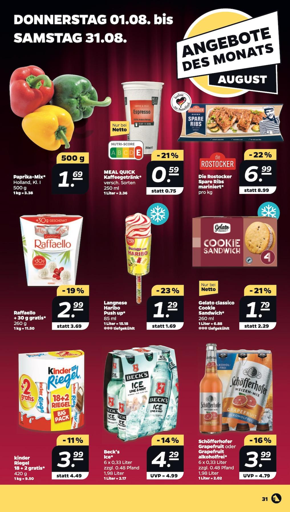 Netto Aktueller Prospekt ab Montag Seite 31