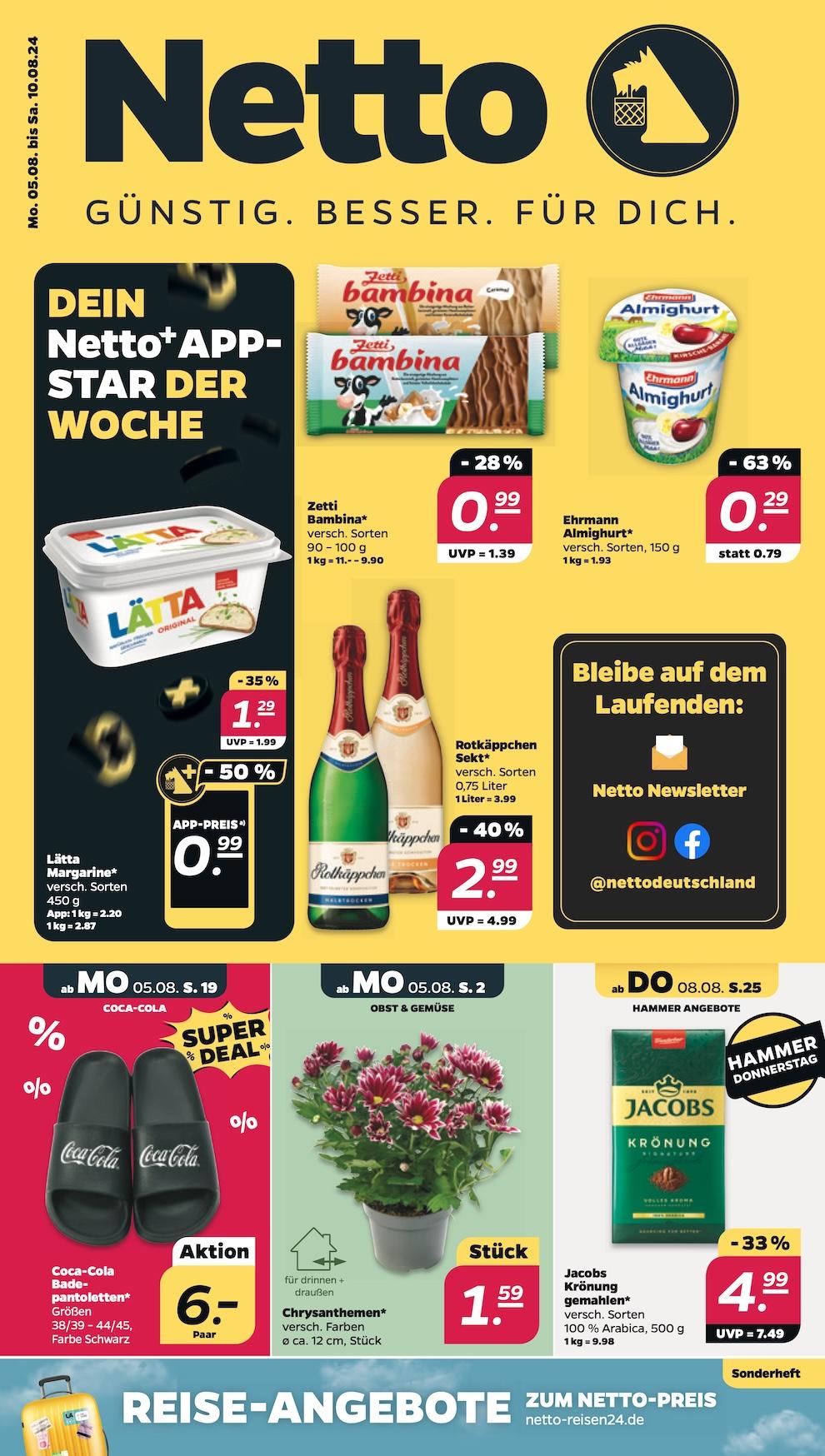 Netto Aktueller Prospekt ab Montag Seite 1