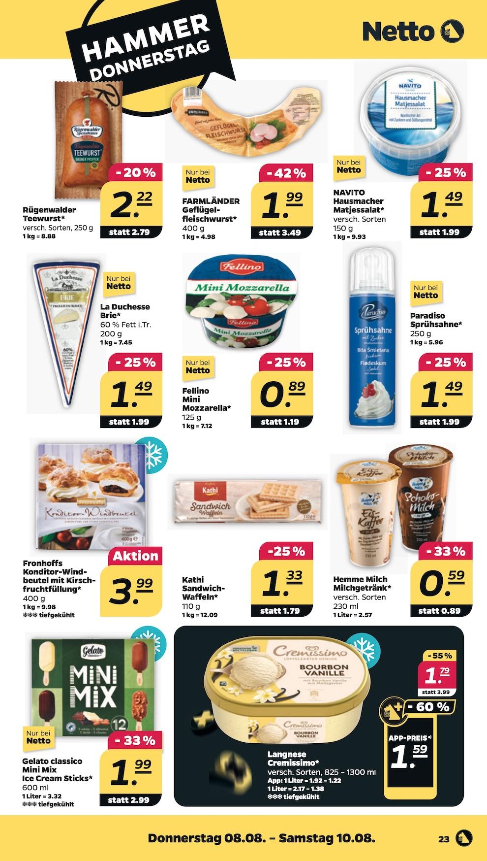 Netto Aktueller Prospekt ab Montag Seite 23