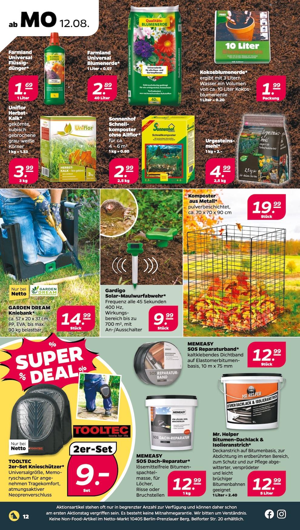Netto Aktueller Prospekt ab Montag Seite 12