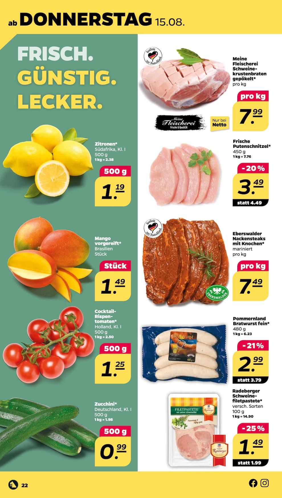 Netto Aktueller Prospekt ab Montag Seite 22