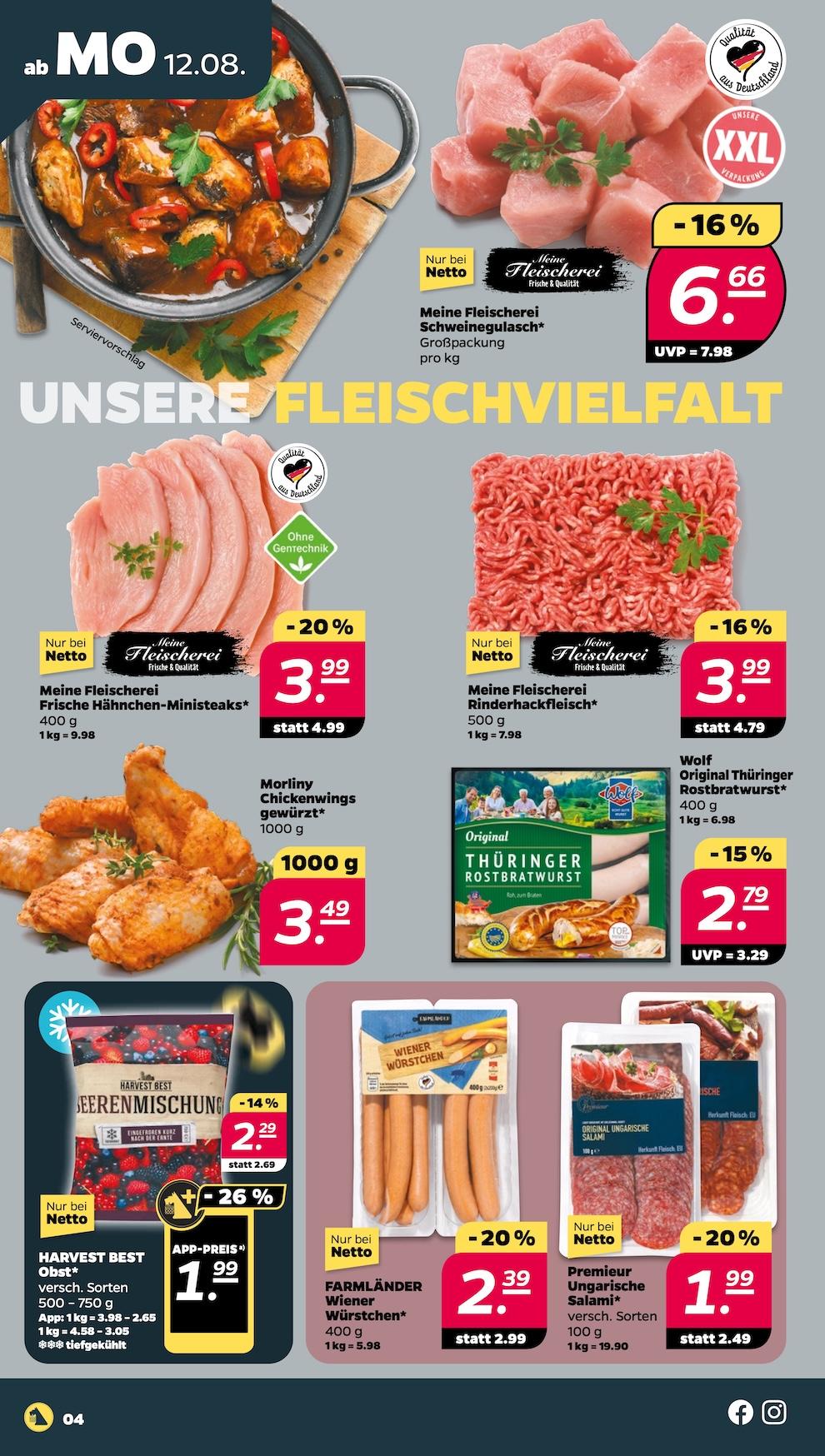Netto Aktueller Prospekt ab Montag Seite 4
