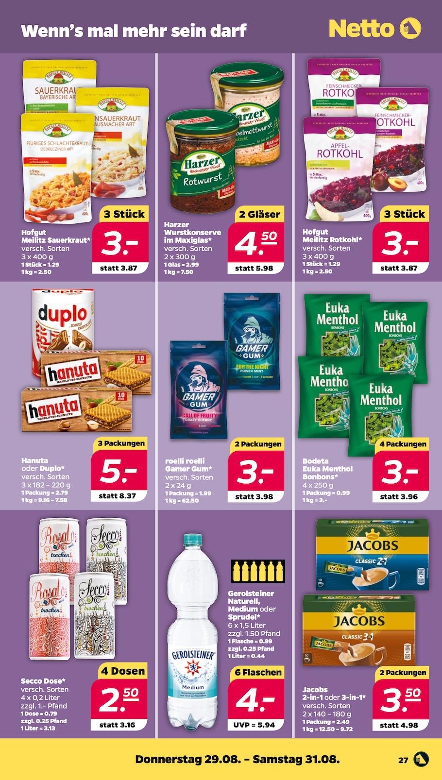 Netto Aktueller Prospekt ab Montag Seite 27