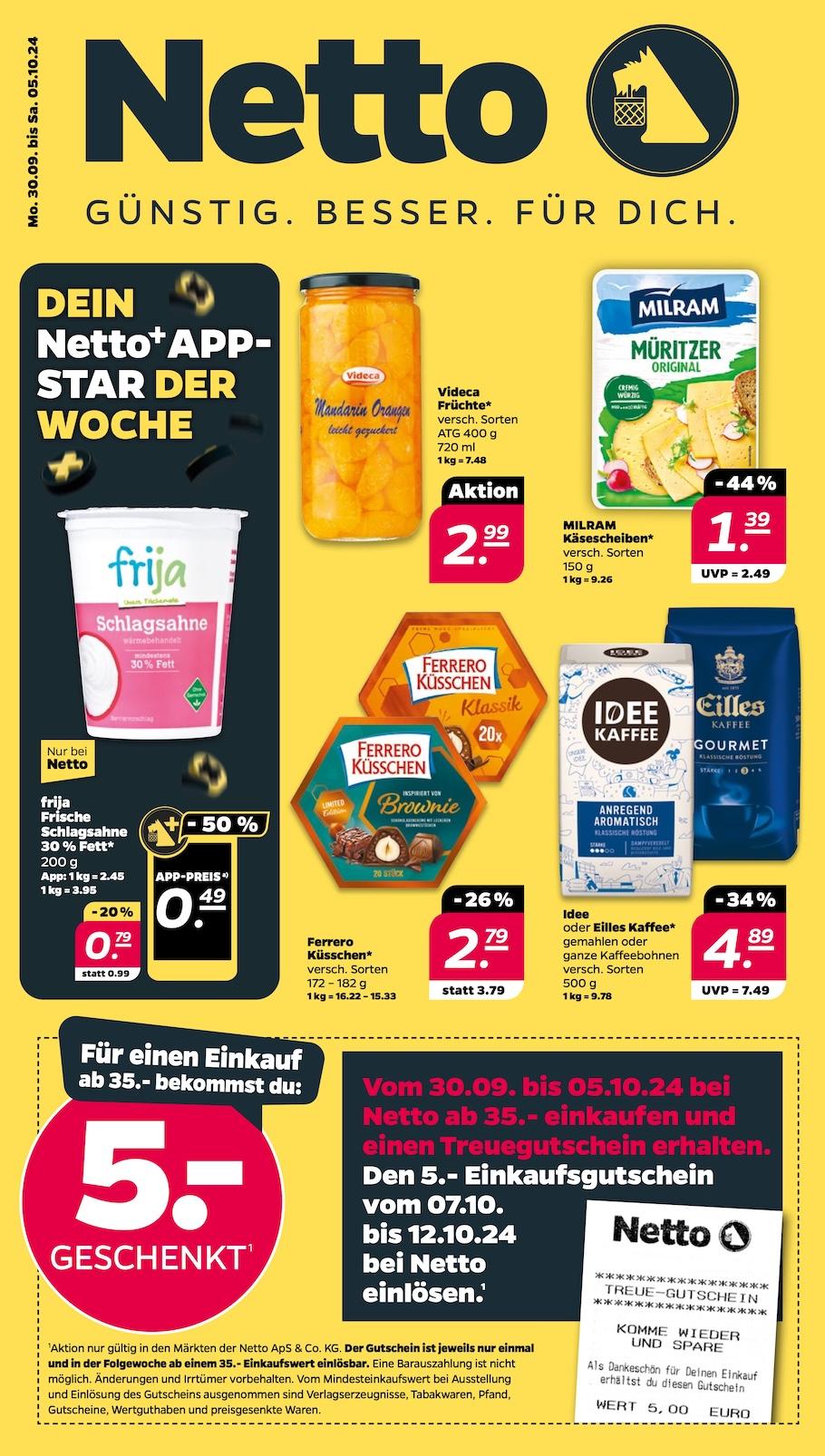 Netto Aktueller Prospekt ab Montag Seite 1