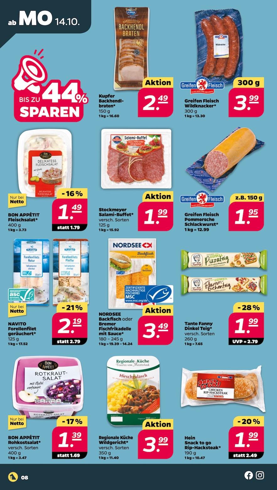 Netto Aktueller Prospekt ab Montag Seite 8